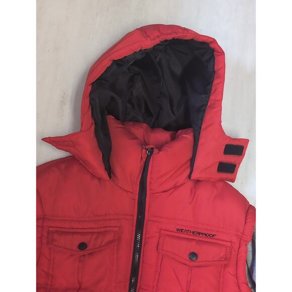 WEATHERPROOF Puffer Vest Shacket Large - Picture 2 of 6